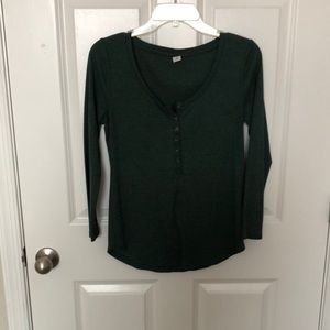 Old Navy forest green sweater
